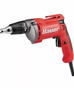 BAUER 5 Amp Variable Speed Drywall Screwdriver with Adjustable Nosepiece