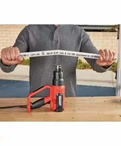 BAUER 1600 Watt 12 Amp 14 Temperature Dual Fan Speed Heat Gun -Electrical Tools Shop 64112 W5