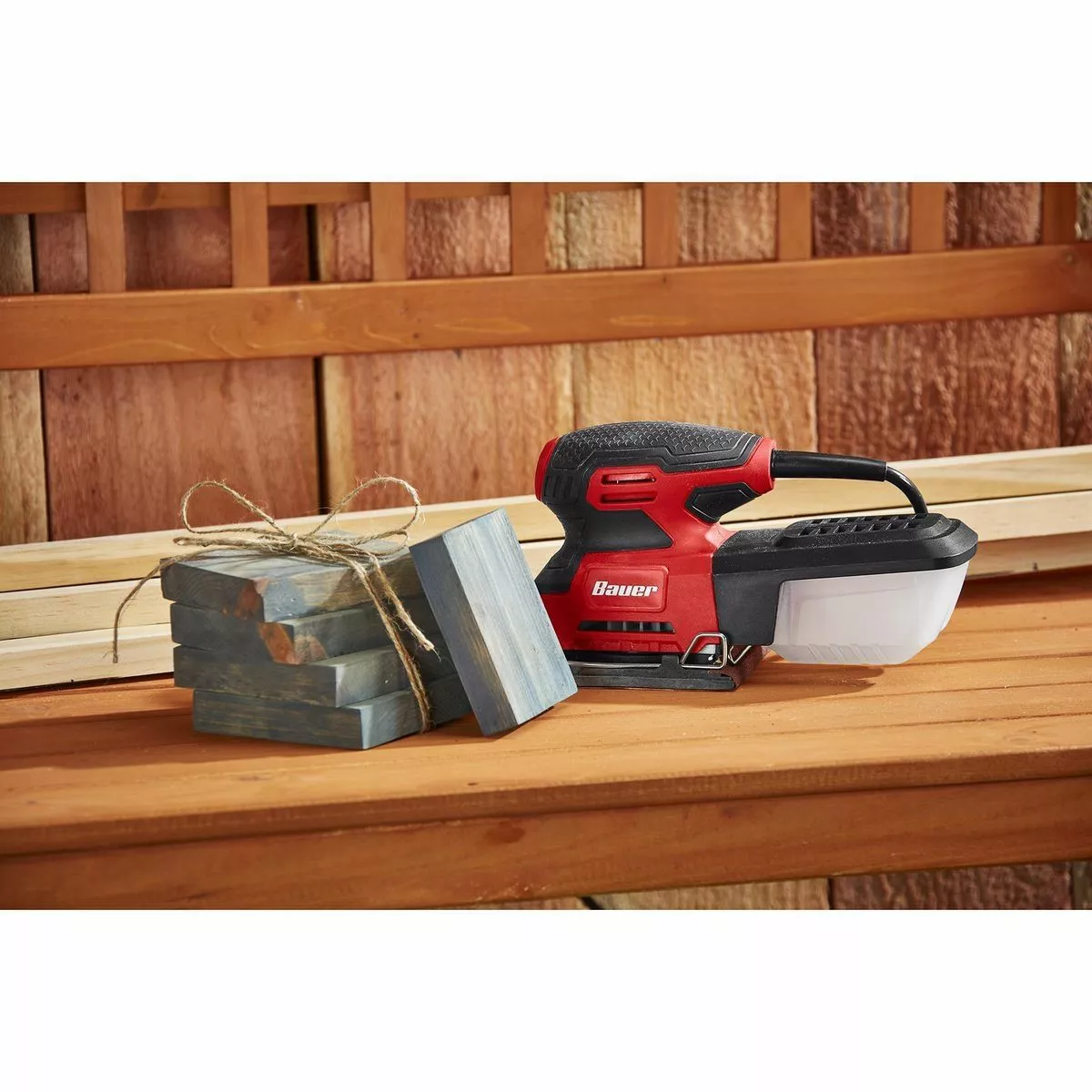 BAUER 2.2 Amp Orbital 1/4 Sheet Sander 3 BAUER 2.2 Amp Orbital 1/4 Sheet Sander - Image 3
