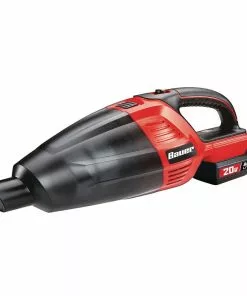 BAUER 20v Cordless Hand Vacuum with Floor and Crevice Tools – Tool Only -Electrical Tools Shop 64148 I