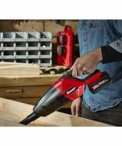 BAUER 20v Cordless Hand Vacuum with Floor and Crevice Tools – Tool Only -Electrical Tools Shop 64148 W11