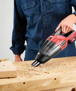 BAUER 20v Cordless Hand Vacuum with Floor and Crevice Tools – Tool Only -Electrical Tools Shop 64148 W6