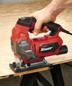 BAUER 6.5 Amp Orbital Variable Speed Jig Saw with Laser -Electrical Tools Shop 64290 W5
