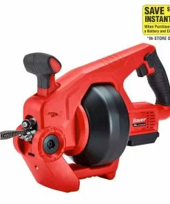 BAUER 20V Cordless Auto-Feed Drain Cleaner - Tool Only 13 BAUER 20V Cordless Auto-Feed Drain Cleaner - Tool Only -Electrical Tools Shop 64483 W21