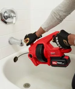 BAUER 20V Cordless Auto-Feed Drain Cleaner - Tool Only 20 BAUER 20V Cordless Auto-Feed Drain Cleaner - Tool Only -Electrical Tools Shop 64483 W7