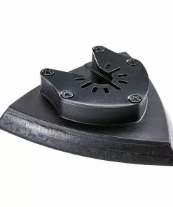 BAUER Universal Fit Triangle Sanding Pad for Oscillating Multi-tools with Hook & Loop -Electrical Tools Shop 64610 W4