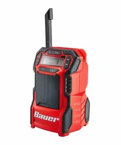BAUER 20V Cordless Compact Radio with Bluetooth® - Tool Only -Electrical Tools Shop 64825 W4