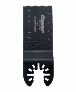 BAUER 1-3/8 in. High Carbon Steel Plunge/Flush Cutting Blade for Oscillating Multi-tools