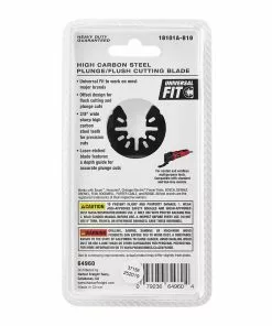 BAUER 3/8 in. High Carbon Steel Plunge/Flush Cutting Blade for Oscillating Multi-tools 8 BAUER 3/8 in. High Carbon Steel Plunge/Flush Cutting Blade for Oscillating Multi-tools -Electrical Tools Shop 64960 W6