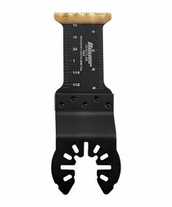 BAUER 1-3/16 in. Bi-Metal Reduced Shank Titanium Plunge/Flush Cutting Blade for Oscillating Multi-tools