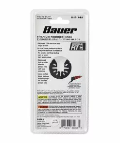 BAUER 1-3/16 in. Bi-Metal Reduced Shank Titanium Plunge/Flush Cutting Blade for Oscillating Multi-tools 8 BAUER 1-3/16 in. Bi-Metal Reduced Shank Titanium Plunge/Flush Cutting Blade for Oscillating Multi-tools -Electrical Tools Shop 64963 W6