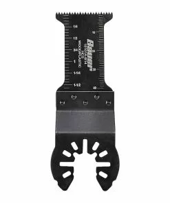 BAUER 1-3/16 in. High Carbon Steel Reduced Shank Plunge/Flush Cutting Blade for Oscillating Multi-tools